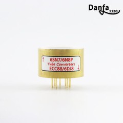 One Gold plated 6SN7 6N8P TO ECC88 6DJ8 Vacuum tube convert socket