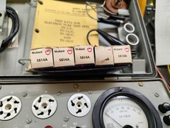 Mullard 5814A 12AU7 Sleeve 4 NOS, 1 Dud