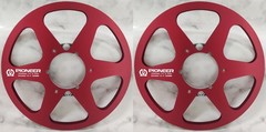 One Pair 10.5 » Blue Pioneer Tape reel High Quality Aluminum Take Up Reel
