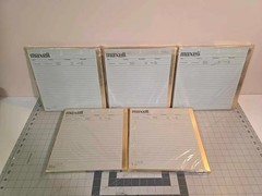 5 Maxell UD 35-180 Sound Recording Tape 3600 10.5 BLANK Reel to ReeL SEALED BAGS