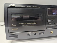 JVC TD-W254BK Dual Auto Reverse Cassette Deck, Dolby B & C,HX Pro