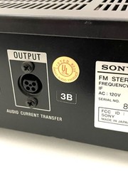 Vintage Sony ST-S555ES FM Stereo Tuner Programable – Unit ONLY – No Cables
