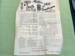 Miller 1447 FM Antenna Coil 88-108mHz