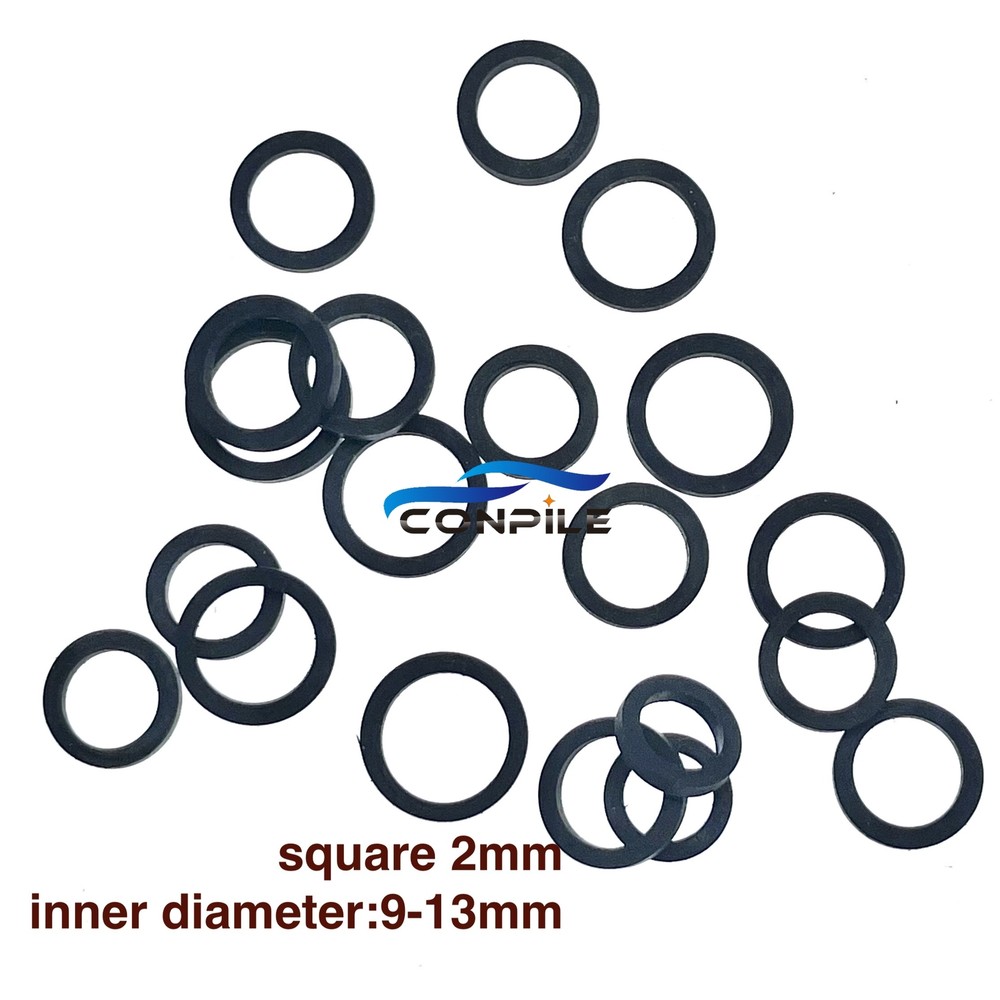 Mixed Square 2mm Idle Tire Belt Loop Rubber Ring For Cassette Deck Tape Recorder