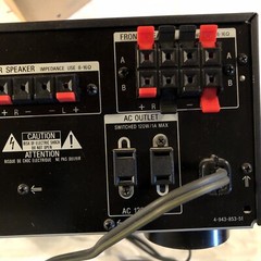 Sony STR-AV53 190W Stereo Receiver AM/FM Factory Remote Tested