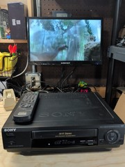 Sony VCR Model SLV-677HF VHS Player With Remote Tested Works