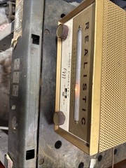 Rare Vtg 1950s Radio Shack Realistic Tube High Fidelity Fm Tuner