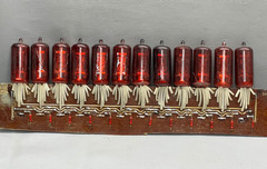 Lot of 12 Z573M WF RFT German Numerical Indicator Nixie Clock Tubes