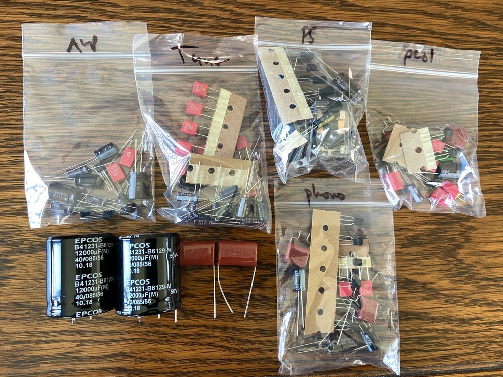 Marantz 2250B Complete Rebuild Kit High-Quality Receiver Recap Caps Transistors