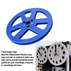 1/4 7 Inch Empty Tape Reel Fit For Reel To Reel ABS Universal Open Ree VDCG