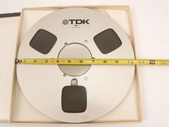 TDK LX 35/180BM Reel to Reel Pro Audio Tape 1/4&Prime;x3600&prime; 10.5&Prime; Metal Reel NAB Hub