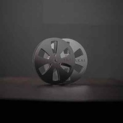 One Pair silvery TAPE REEL Akai 7&Prime; inch Light Metal Aluminum Take Up Reel