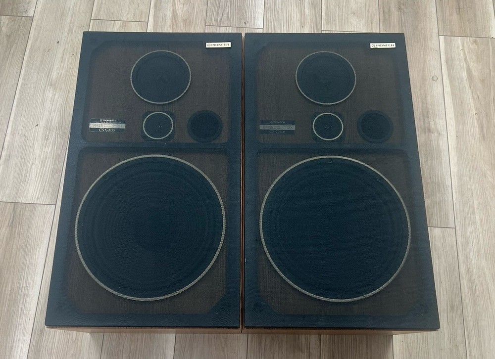 Pioneer CS-G303 3-Way Vintage Speakers – 120 W, 6 Ω, Made in USA. Test & Working