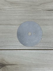 Vintage Ohmite 5002-7 Aluminum Control Knob Dial Plate 1–7 Scale 2-3/4&Prime;