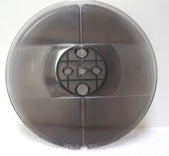 JAPAN FOGGY GRAY PLASTIC 7&Prime; inch TAKE-UP REEL for 4-track 3.75 ips 7.5 ips