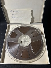 (13) 1950-60s Generic Reel to Reel Magnetic Audio Tape, 1/4&Prime;, 7”, Used, 1 Tested