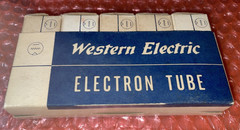 WESTERN ELECTRIC 417A IN SLEEVE OF 5 TUBES N.O.S. SAME DATE CODES 6213