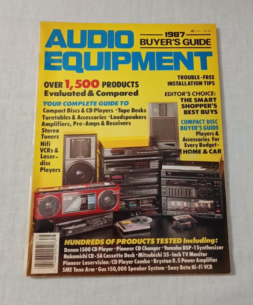 1987 AUDIO EQUIPMENT BUYER&rsquo;S GUIDE MAGAZINE