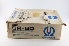 Vtg Pioneer SR-60 Stereo Reverberation Amplifier W/ Box Tested Working