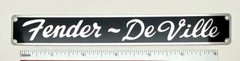 Fender DeVille Amplifier Badge Custom Made Aluminum