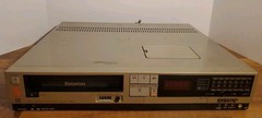 Sony SL-2400 Beta Betamax Video Cassette Recorder Tested Working No Remote READ
