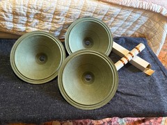 1X Rare 12” Alnico Speaker Partial Recone Kit 3.75” Deep 1.5” Voice Coil 15 Ohm