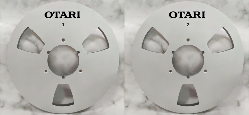 One Pair 10.5 » silver OTARI Tape reel High Quality Aluminum Take Up Reel