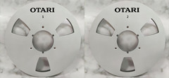 One Pair 10.5 » silver OTARI Tape reel High Quality Aluminum Take Up Reel