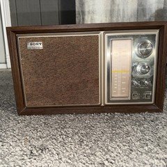 Vintage Sony ICF-9550W AM/FM Radio High Fidelity Sound Wood Case 1970&rsquo;s Tested