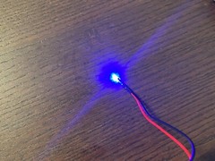 5 New BLUE Wired 5mm LED Lights Marantz Sansui Pioneer Receiver 6v-12v AC/DC 8v