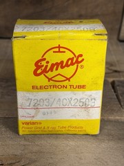 Vintage NOS Eimac 7203 / 4CX250B Power Tetrode Transmitting Tube Boxed X Ray