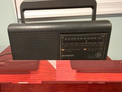 Vintage General Electric AM/FM 2-Band Portable Receiver Radio Tested