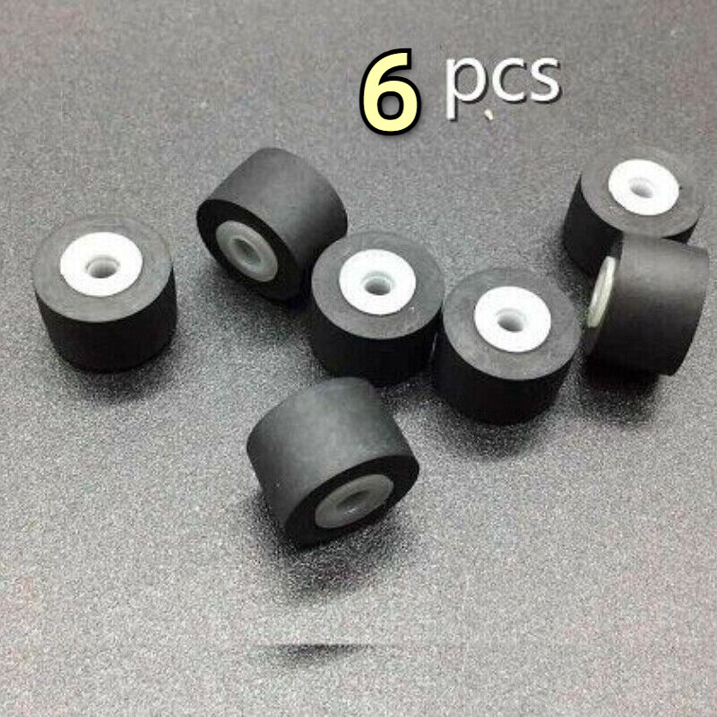 6Pcs 11mm×8×2 JVC Pinch Roller Deck Audio Belt Pulley for Vintage Stereo Audio
