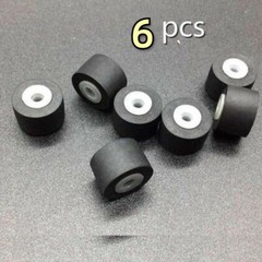 6Pcs 11mm×8×2 JVC Pinch Roller Deck Audio Belt Pulley for Vintage Stereo Audio