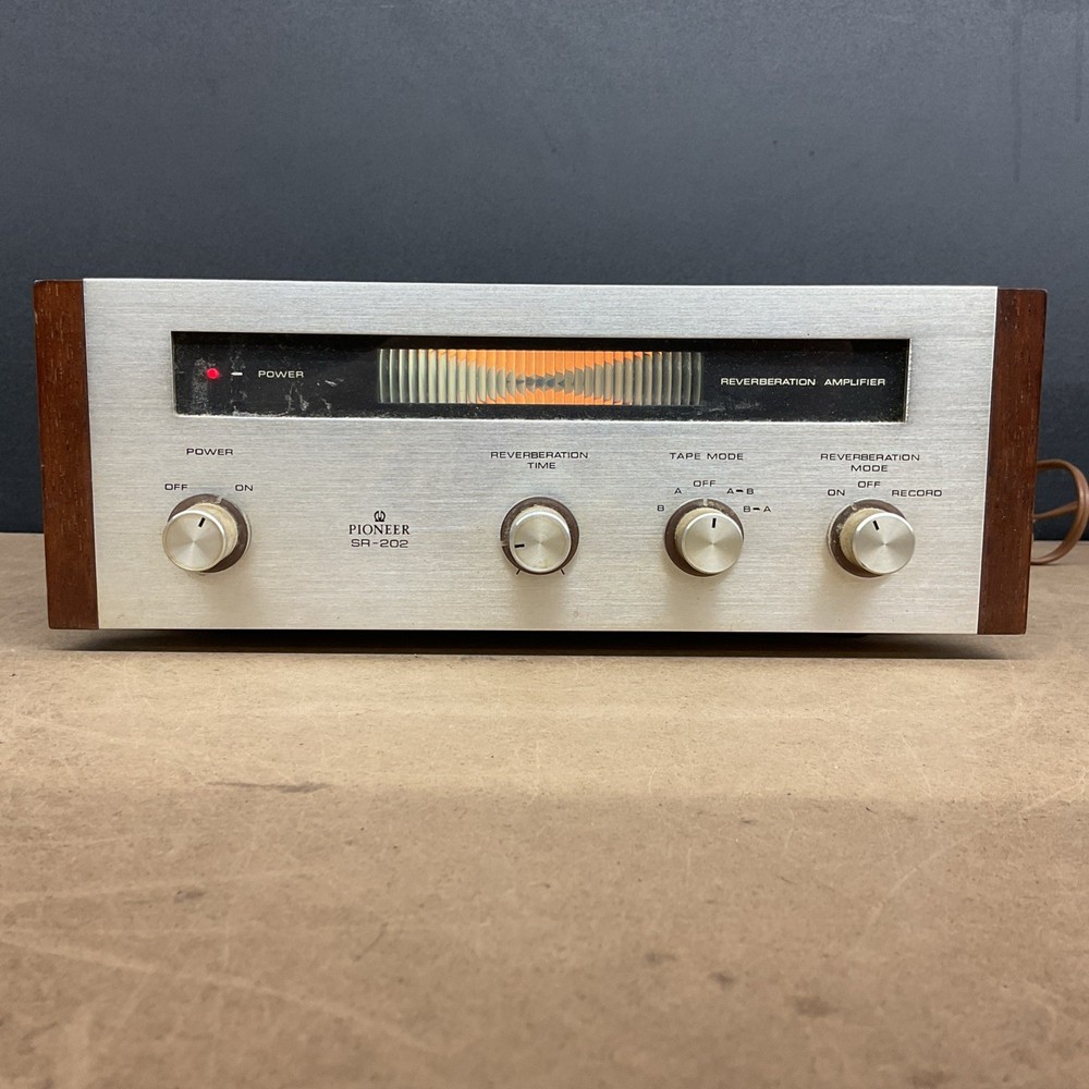Vintage Pioneer SR-202 Reverberation Amplifier Analog Hi-Fi 1970s Stereo Japan