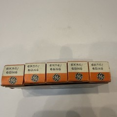 Sleeve Of 5: GE 6KS6 6BN6 Vacuum Tube NOS NIB Tu11/15