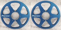 One Pair 10.5 » gold Pioneer Tape reel High Quality Aluminum Take Up Reel