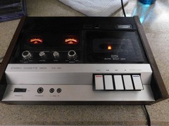 26-875 Vintage Superscope Stereo Cassette Deck CD 301 Cassettes with Cords