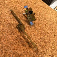 Pioneer PL-115D Turntable Parts Arm elevation mechanism with hardware & linkage
