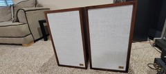 Acoustic research AR-5 speakers New Foam Surrounds,Good Working Condition