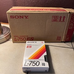 Sony ES L-750 Dynamicron Superior Grade Beta Tapes (Case of 10) NEW Sealed Lot