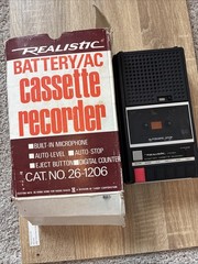Realistic Vintage Cassette Recorder