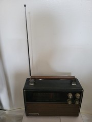 The Broadmoor AM/FM Multi-Band Portable Radio Telescopic Antenna Twin Speakers