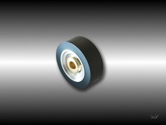 Pioneer RT-707 / 701 New Pinch Roller : Pulley with logo on THE BACK