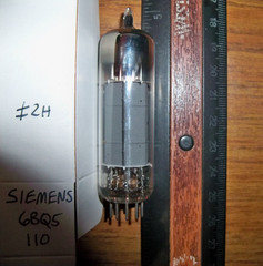 Strong SIEMENS 6BQ5/ EL84 Tube – GERMANY #2H