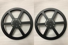 New One Pair Pioneer silvery 7 » Tape Reel Light Metal Aluminum Take Up Reel