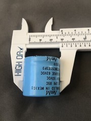 AERO-M capacitor 4700 uF 50V Aluminum Electrolytic Computer Grade, NOS Mexico