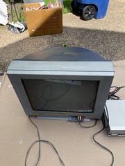 Sony Trinitron 20” CRT TV KV-20FV12 Retro Gaming Television Tested