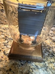 RCA 833A Electron Power Vacuum Tube With Lexan Base For Display