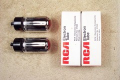 Two, NEW in box, RCA 5U4GB, matching pair, 5U4G, 5U4GB